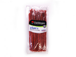 Камбала (рваная): Семга соломка (фарш)