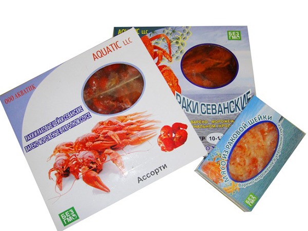 Раки в ассортименте в Грозном
