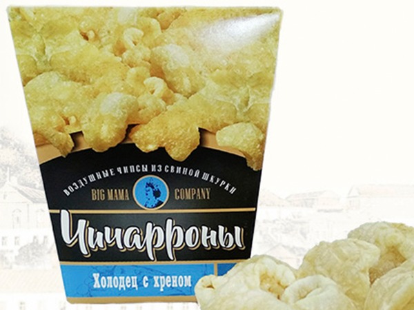 Чичарроны со вкусом холодца и хрена в Грозном