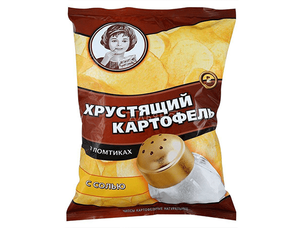 Картофельные чипсы "Девочка" 160 гр. в Грозном