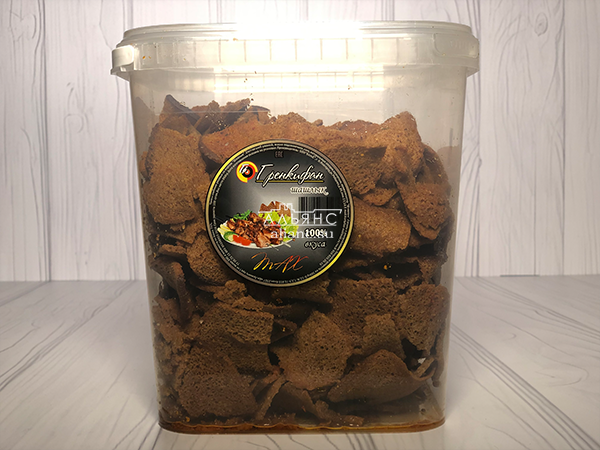 Ржаные гренки со вкусом шашлыка в Грозном