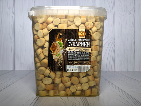 Сухарики с холодцом и хреном в Грозном