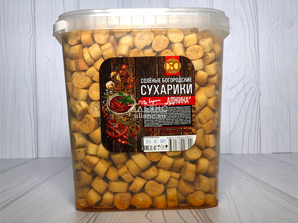Сухарики с аджикой в Грозном