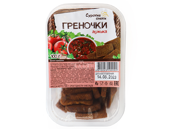 Сурские гренки с Аджикой (100 гр) в Грозном