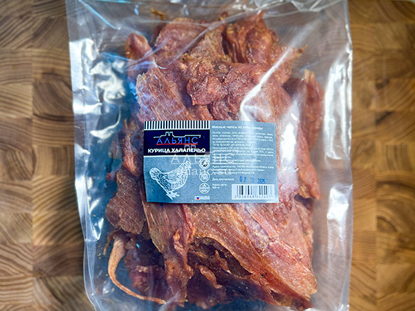 Мясо (АЛЬЯНС) вяленое курица 500гр "С халапеньо" в Грозном