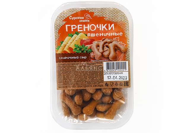Сурские (ПШЕНИЧНЫЕ) Сливочный сыр (100 гр) в Грозном