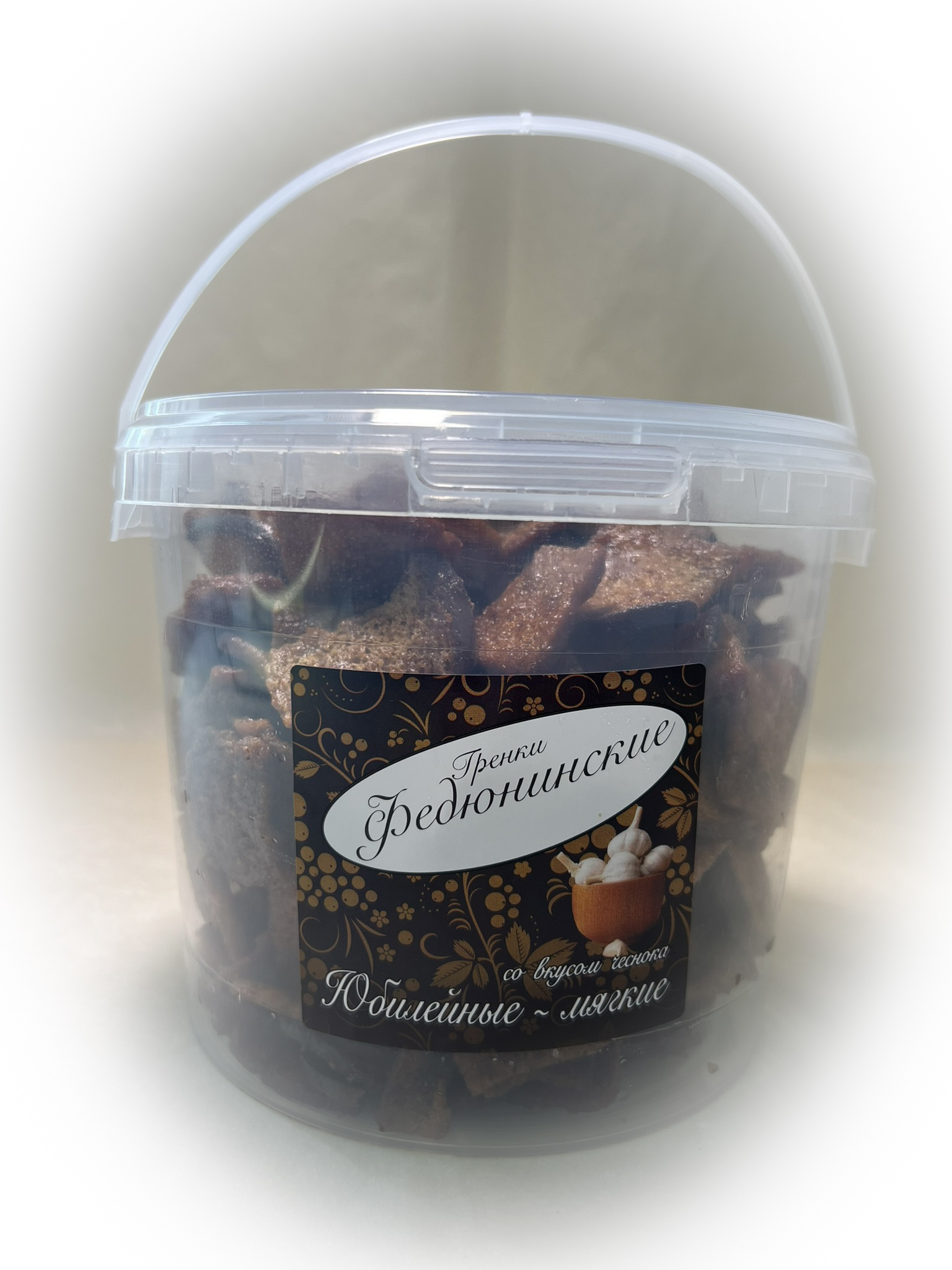 Гренки "ФЕДЮНИНСКИЕ" "Чеснок" (ведро 900 гр.) в Грозном