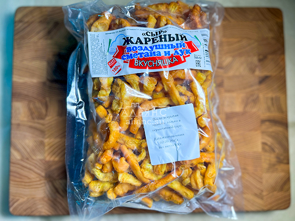Жареный сыр "ВКУСНЯШКА" со вкусом сметаны и лука (500 гр) в Грозном
