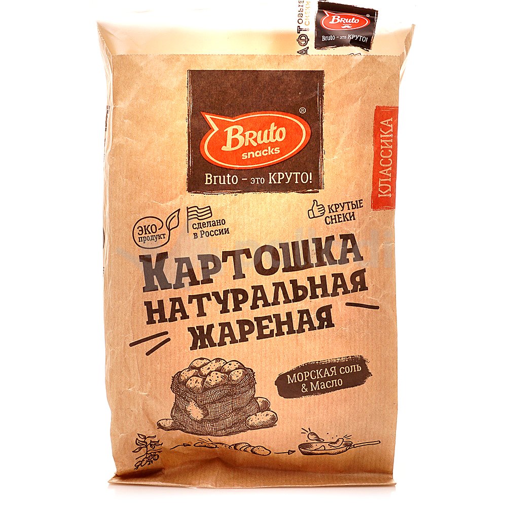 Картофель «Бруто» с солью 70 гр. в Грозном