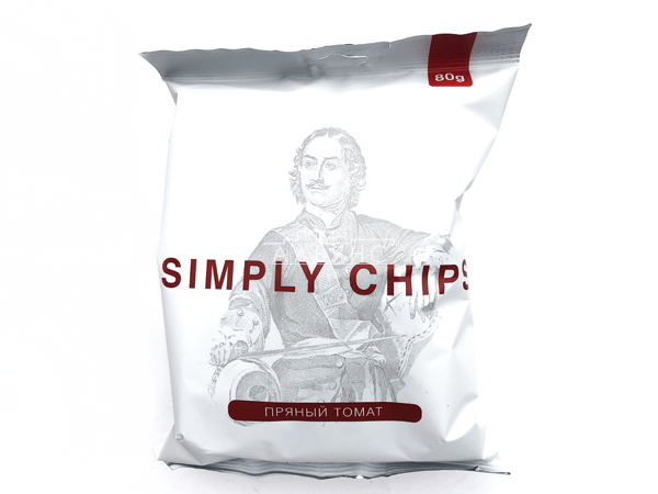 Картофельные чипсы "Simple chips" Пряный томат 80 гр. в Грозном